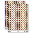thumbnail image 1 of Isopod Pill Bug Woodlouse 200+ Round Stickers - Rainbow - Matte Finish - 0.50" Size, 1 of 3