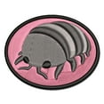 thumbnail image 1 of Isopod Woodlice Roly Poly Pill Potato Bug Applique Multi-Color Embroidered Iron-On Patch - 3 Inch Medium, 1 of 5