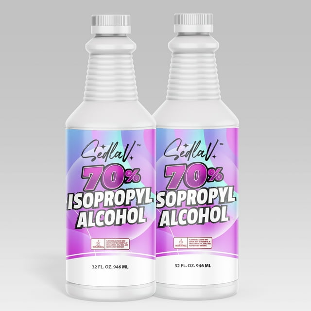 Isopropyl Alcohol 70 Rubbing Alcohol 70 Isopropyl Alcohol 32 FL Oz Pack of 2