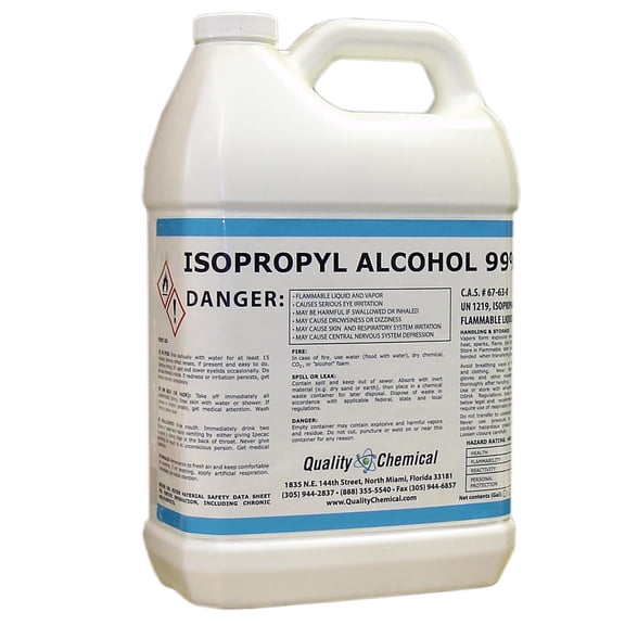 Isopropyl Alcohol Grade 99 Anhydrous (IPA) - 1 gallon f-style
