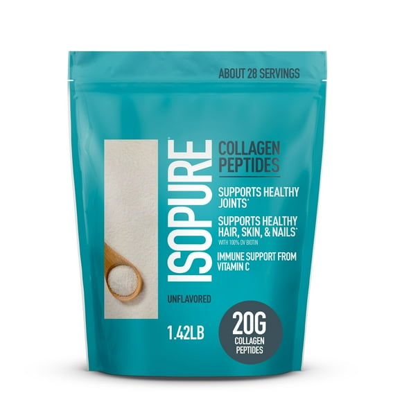 Isopure Collagen, Unflavored, 28 servings