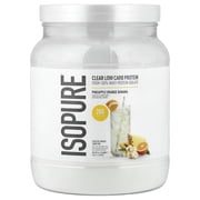 Isopure Clear Low Carb 100% Whey Protein Isolate, Pineapple Orange Banana, 14.1 oz