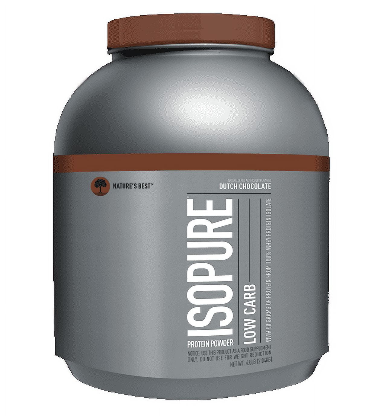 Isopure Low Carb, Gluten-Free Whey Protein Powder, Chocolate, 25g ...