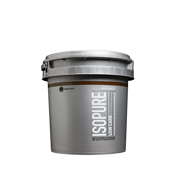 Isopure Low Carb Protein Powder, Chocolate, 25g Protein, 7.5lb, 120oz