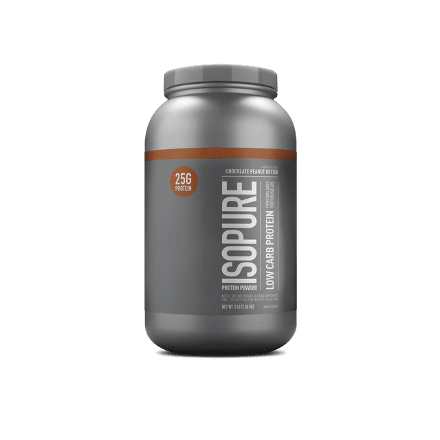 Isopure Low Carb Protein Powder Chocolate Peanut Butter (3 Lbs. / 40