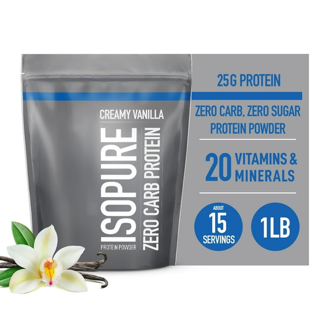 Isopure, Zero Carb 100 Whey Protein Isolate, 25g Protein Powder