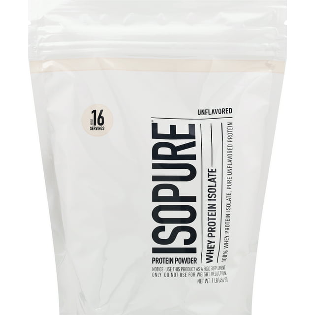 Isopure, Zero Carb 100% Whey Protein Isolate, 25g Protein Powder ...