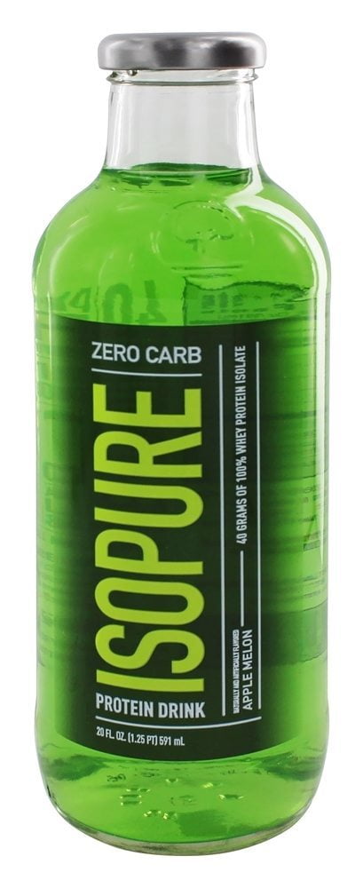.com : Isopure 20g Protein Drink, 100% Whey Protein Isolate, Zero Carb,  Keto Friendly, Flavor: Apple Melon, 12 Count, 1.67 pounds (Pack of 1) :  Health & Household