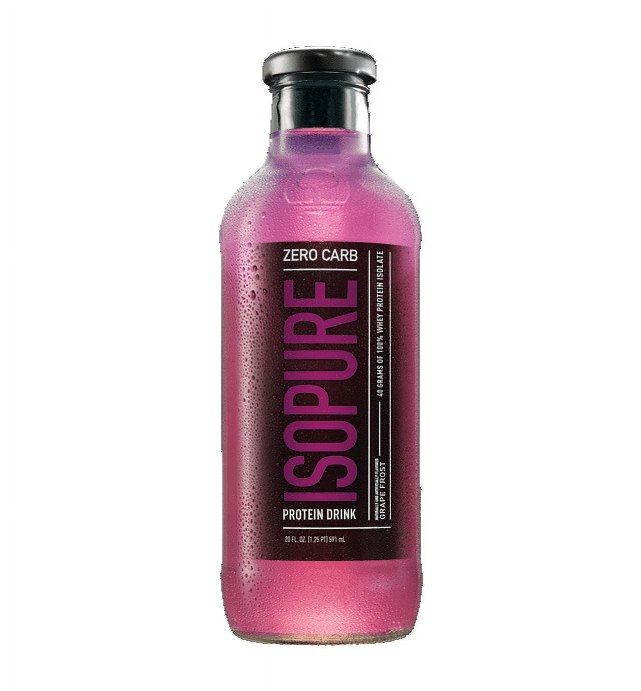 Nature's Best Isopure Protein Drink, 100% Whey Protein Isolate, Zero Carb,  Keto Friendly, Ready-to-Drink, One of each Flavor Variety, 20-Ounce/9