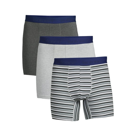 Isotoner 3-Pack Adult Mens Cotton Stretch Boxer Briefs, Sizes S-XL