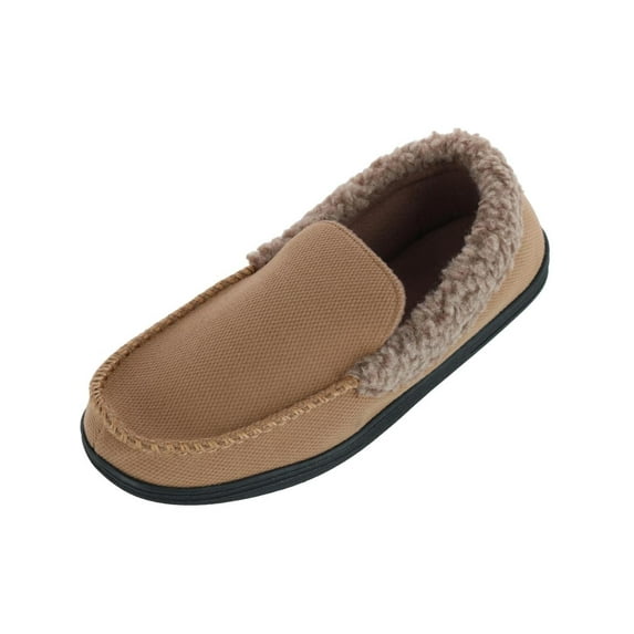 Isotoner Brushed Knit Lewis Moccasin Slipper (Men)