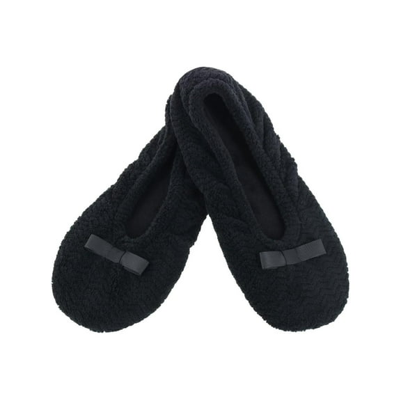 Isotoner  Chevron Microterry Ballerina Slipper (Women)