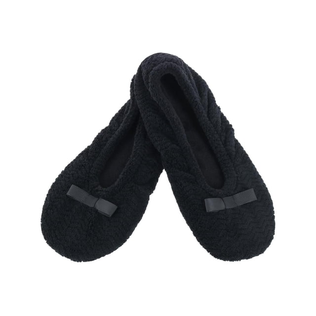 Isotoner Chevron Microterry Ballerina Slipper (Women) - Walmart.com