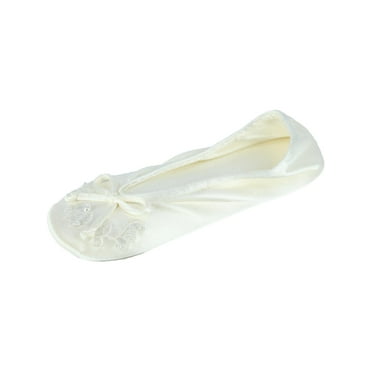 isotoner women's terry ballerina