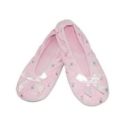 Isotoner  Embroidered Terry Ballerina Slippers (Women)