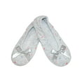 thumbnail image 1 of Isotoner  Embroidered Terry Ballerina Slippers (Women), 1 of 3