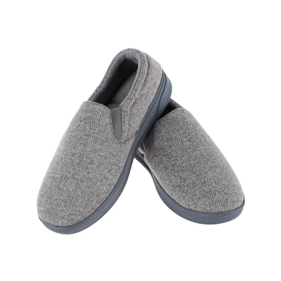 Isotoner  Heathered Knit Twin Gore Slipper (Men)