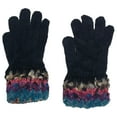thumbnail image 1 of Isotoner Knit Gloves Womens Plush Fleece Lined Blue Speckle, 1 of 2