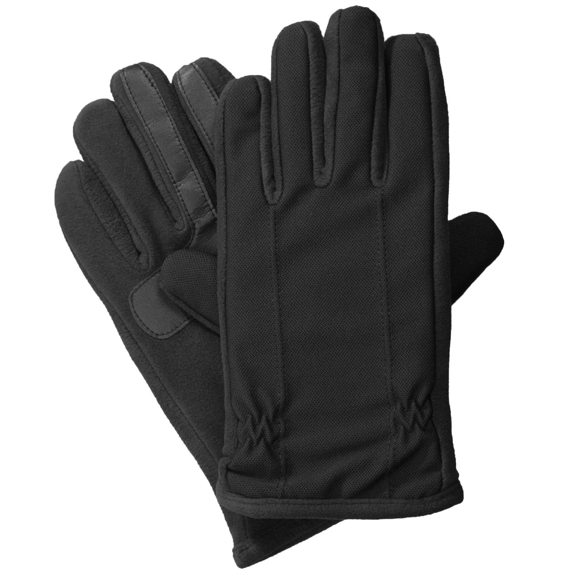 Isotoner Men Smart Touch Tech Stretch Gloves Therma Flex Lining
