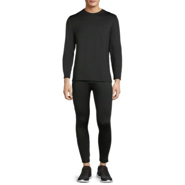 Isotoner Men's Brushed Top and Pants Base Layer Set, 2-Piece
