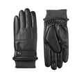 thumbnail image 1 of Isotoner Men's Faux Leather Sleek Heat Winter Gloves, 1 of 2