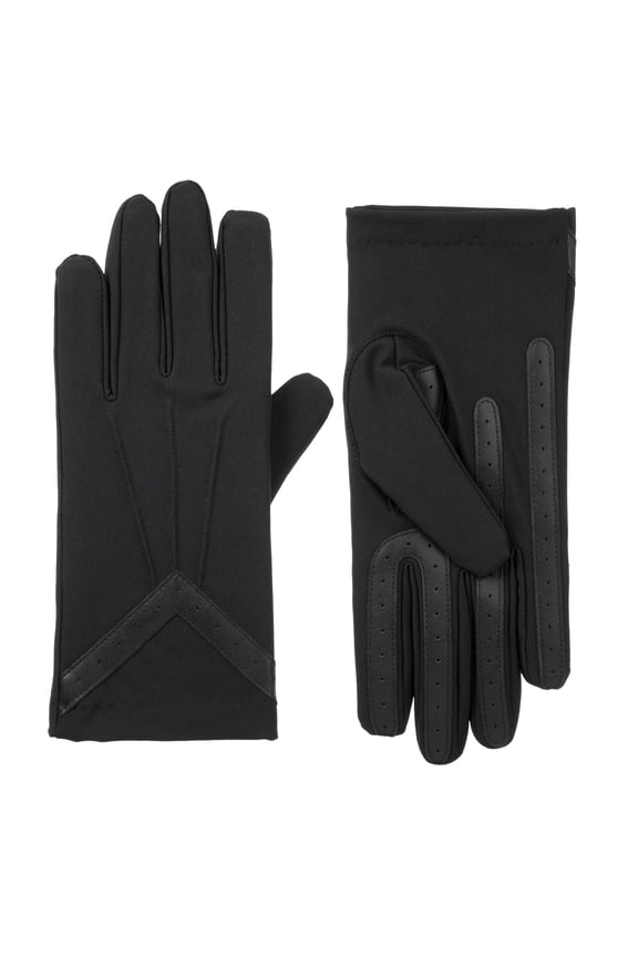 Men’s Woven Chevron Gloves smartDRI smarTouch technology Black, Medium