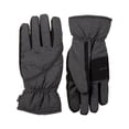 thumbnail image 1 of Isotoner Mens Heathered Winter Ski Gloves Gray O/S, 1 of 3