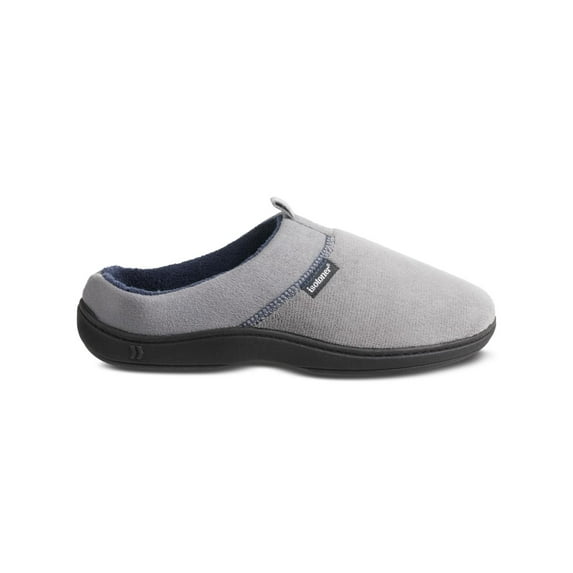 Isotoner Mens Jared Fleece Slip On Slide Slippers