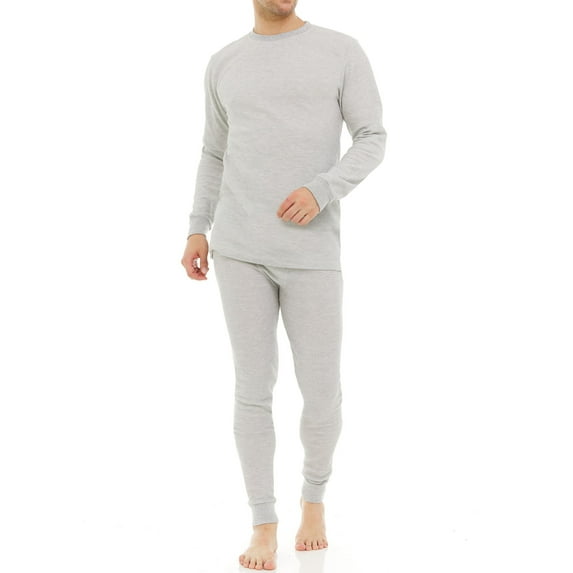 Isotoner Mens Waffle Thermal Set, 2 Piece, (S-2XL)