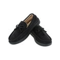 thumbnail image 1 of Isotoner  Essential Microsuede Boater Moccasin Slippers (Men), 1 of 5