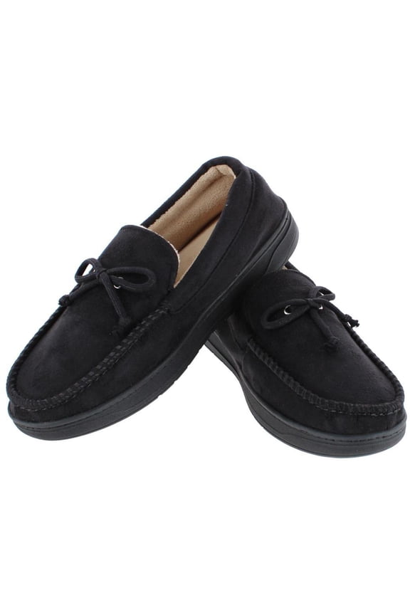 Essential Microsuede Boater Moccasin Slippers (Men)