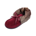 thumbnail image 1 of Isotoner  Microsuede Nelly Moc Bootie Slippers (Women), 1 of 4
