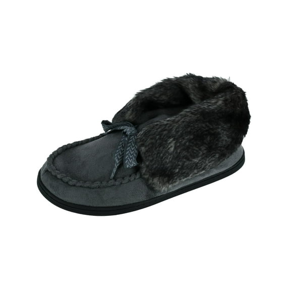 Isotoner Microsuede Nelly Moc Bootie Slippers (Women)