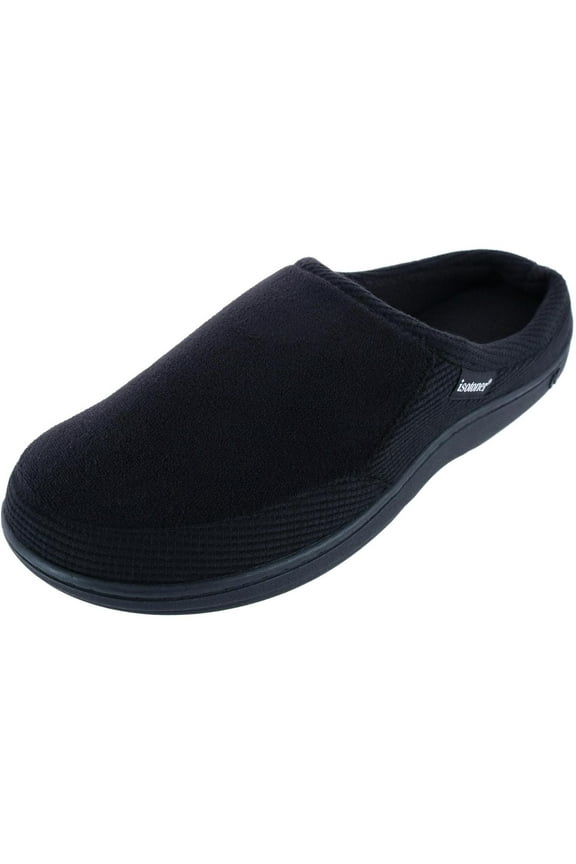 Microterry and Waffle Travis Hoodback Slipper (Men)