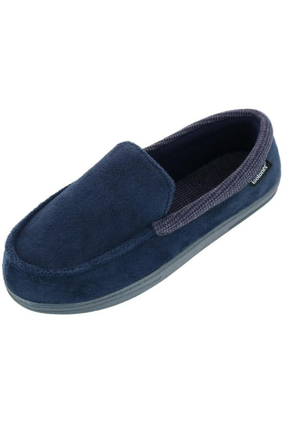 Microterry and Waffle Travis Moccasin Slipper (Men)