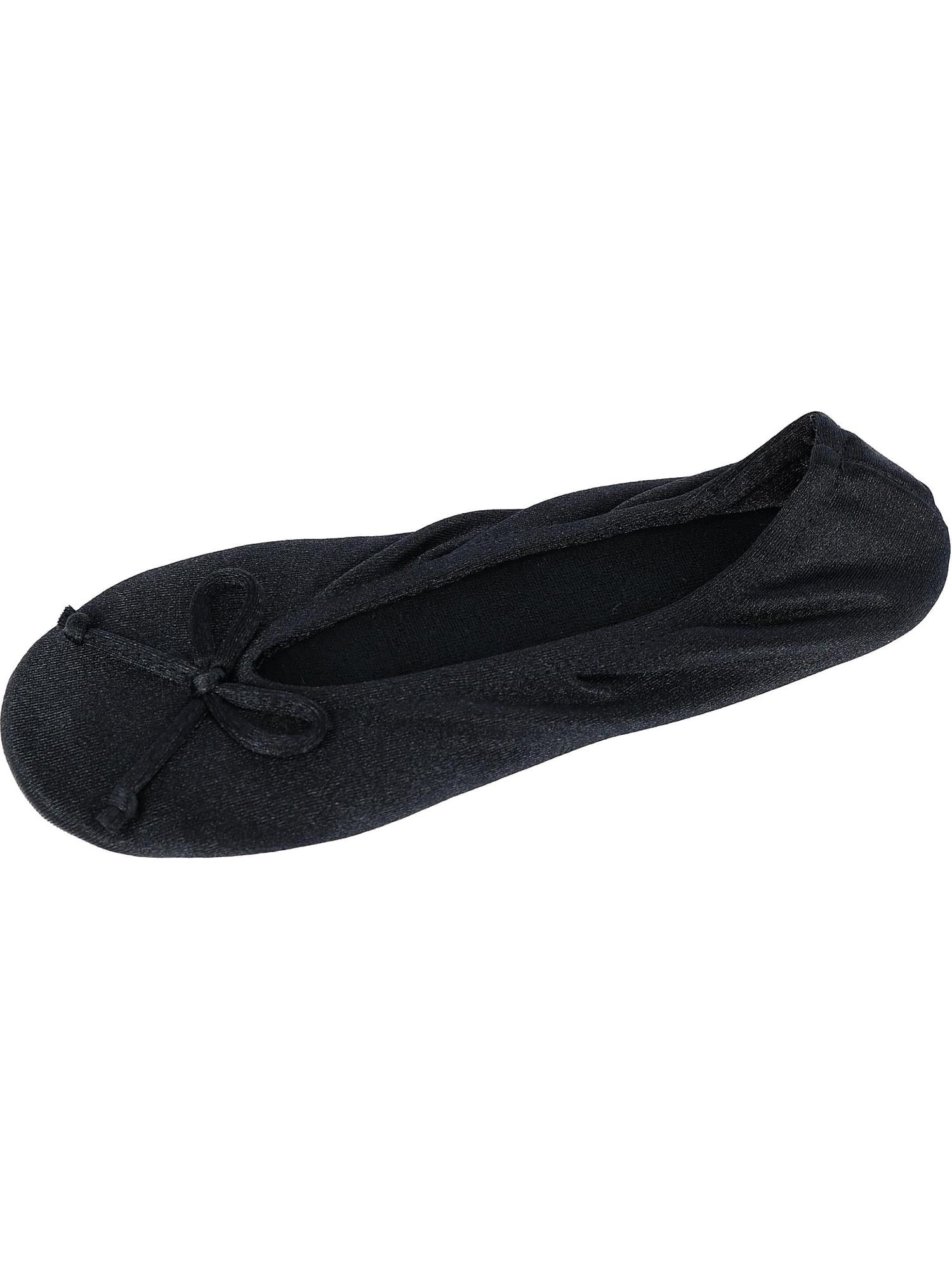 Isotoner Satin Classic Ballerina Slippers (Women) - Walmart.com