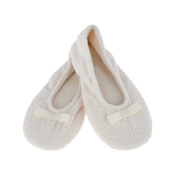 Isotoner Sculpted Microterry Ballerina Slippers (Women)
