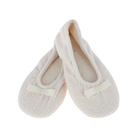 Isotoner  Sculpted Microterry Ballerina Slippers (Women)