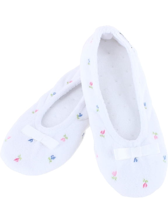 Sculpted Microterry Ballerina Slippers (Women)