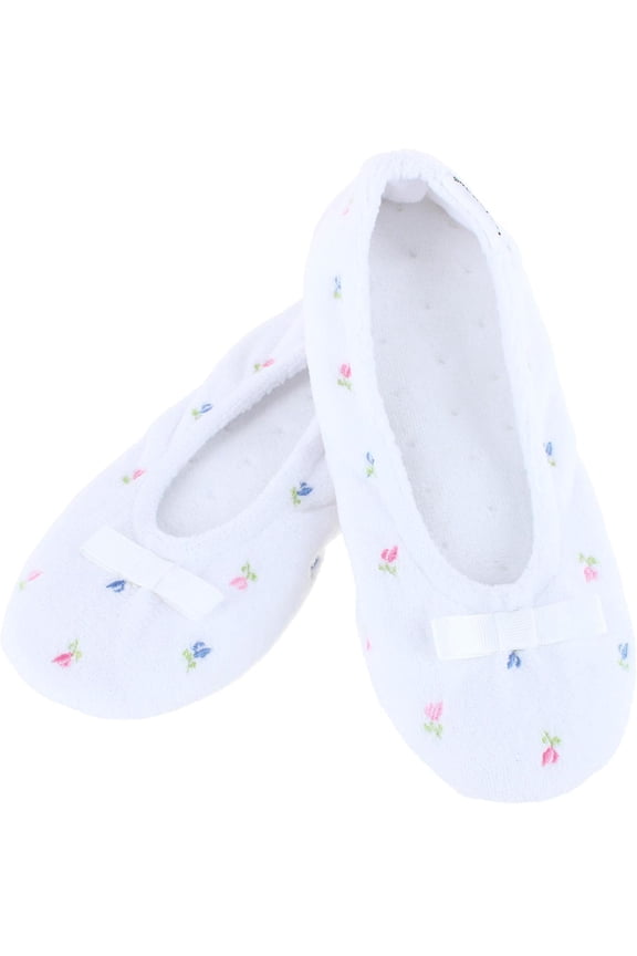 Sculpted Microterry Ballerina Slippers (Women)