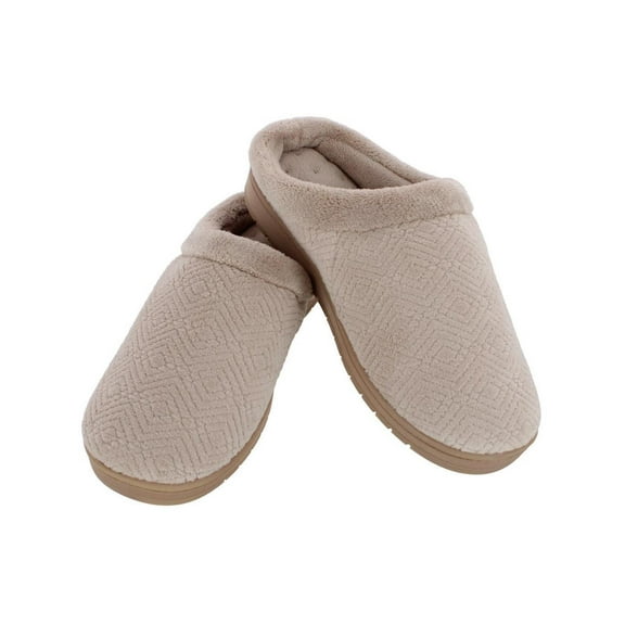 Isotoner  Sculpted Microterry Hoodback Clog Slippers (Women)