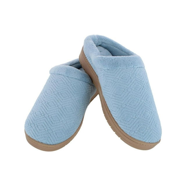 Isotoner Sculpted Microterry Hoodback Clog Slippers (Women)