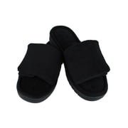 Isotoner Sculpted Terry Adjustable Open Toe Slide Slippers Women