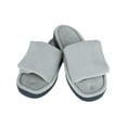 thumbnail image 1 of Isotoner  Sculpted Terry Adjustable Open Toe Slide Slippers (Women), 1 of 5