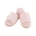 thumbnail image 1 of Isotoner  Sculpted Terry Adjustable Open Toe Slide Slippers (Women), 1 of 4