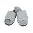 thumbnail image 1 of Isotoner  Sculpted Terry Adjustable Open Toe Slide Slippers (Women), 1 of 5