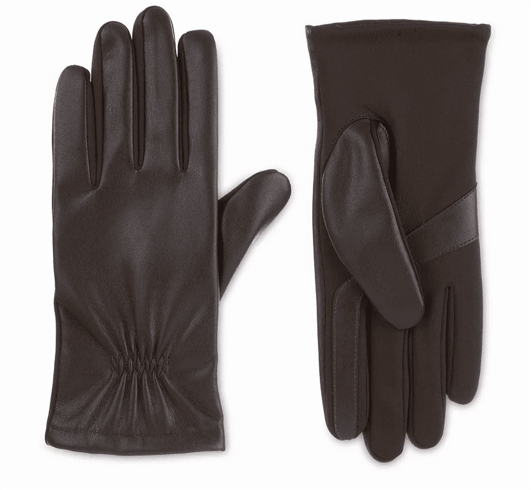 Isotoner Signature Women's Stretch Leather Touchscreen Gloves
