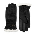 thumbnail image 1 of Isotoner Signature Women’s smartdri Microsuede Touchscreen Gloves (Black, S/M), 1 of 1