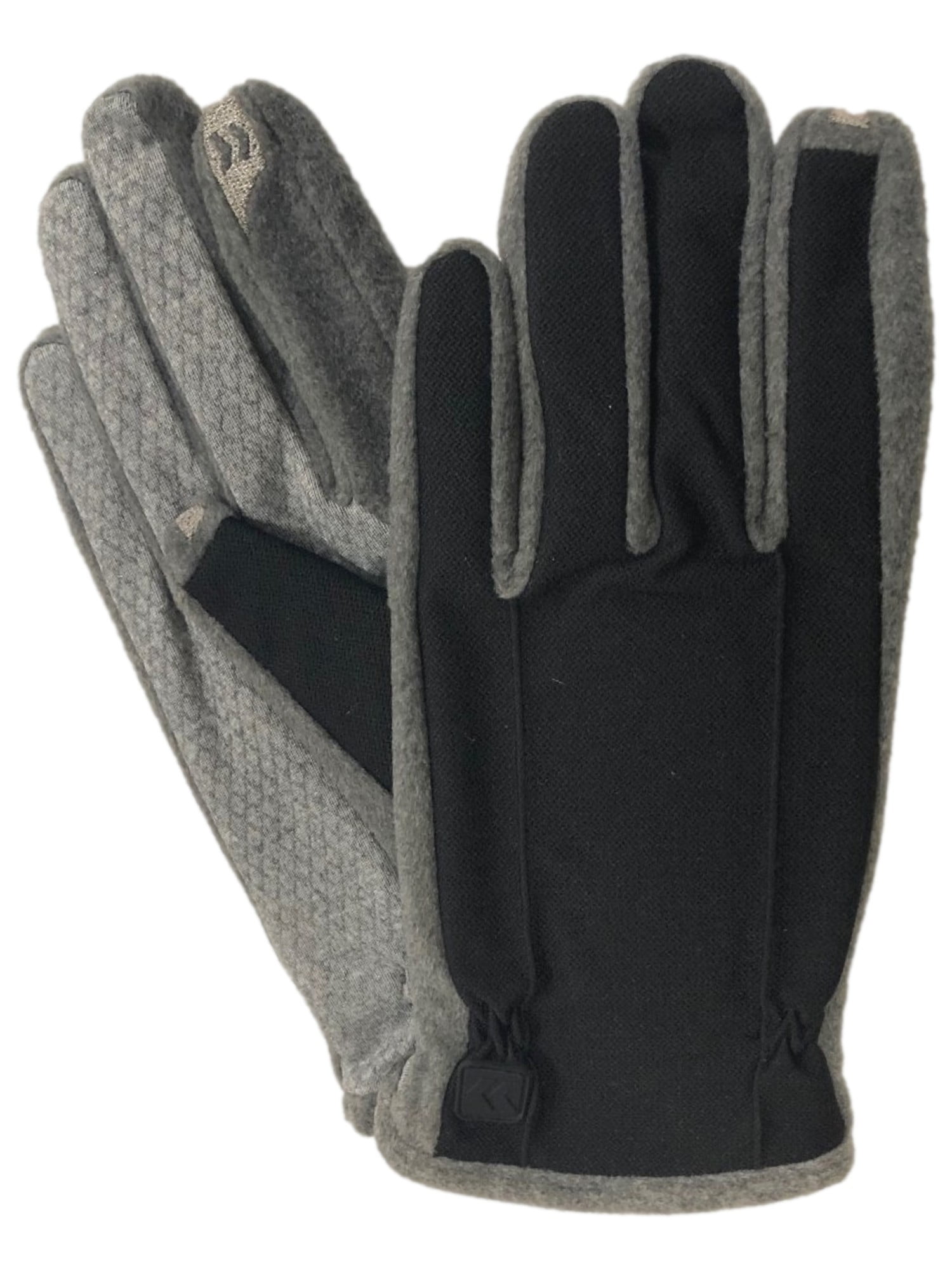Isotoner Smar Touch Mens Black & Gray Touchscreen Text & Tech Smart