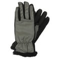 thumbnail image 1 of Isotoner Smart Touch Womens Gray Micro-Check Tech & Text Gloves Smartouch XS/S, 1 of 2